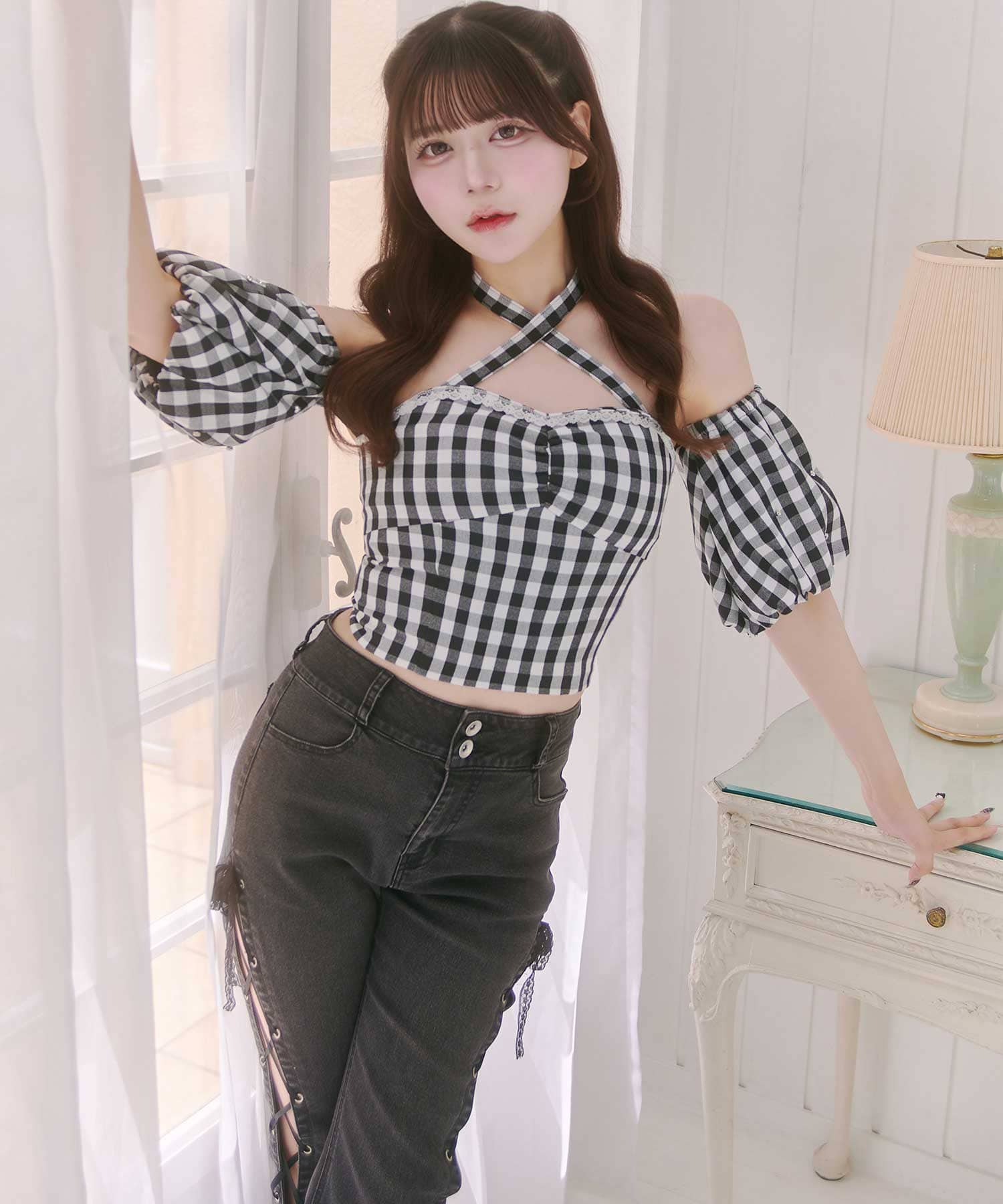 Jewel Offshoulder Tops