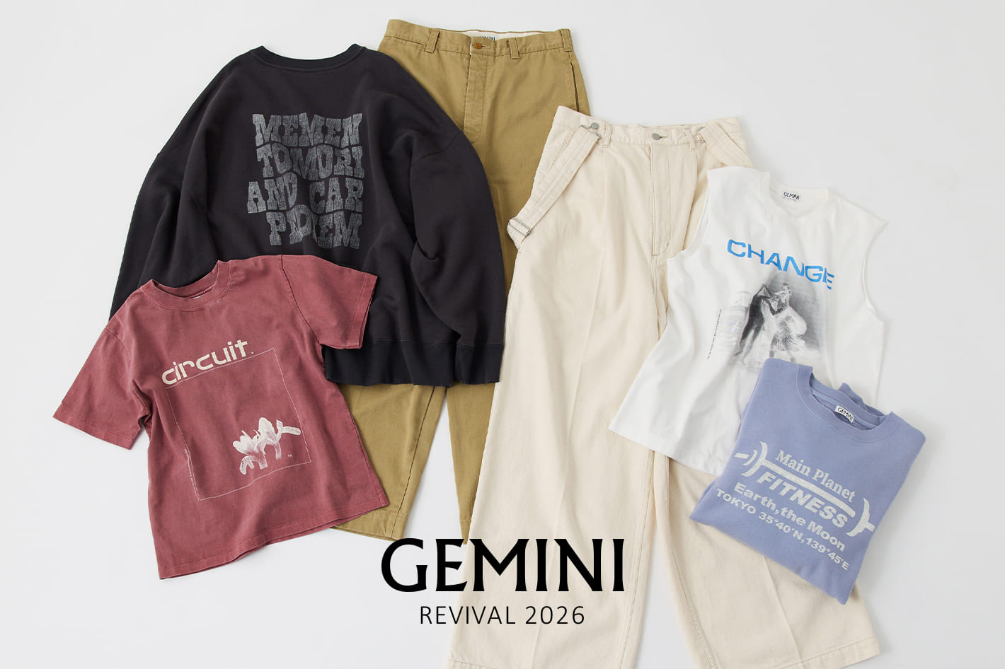 Whim Gazette GEMINIの人気アイテムが待望の復刻