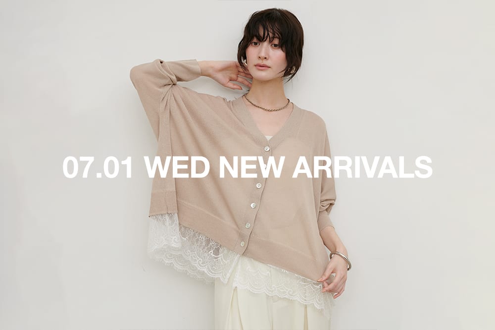 LARUTA NEW ARRIVAL 《07.01 wed 新作アイテムをcheck》