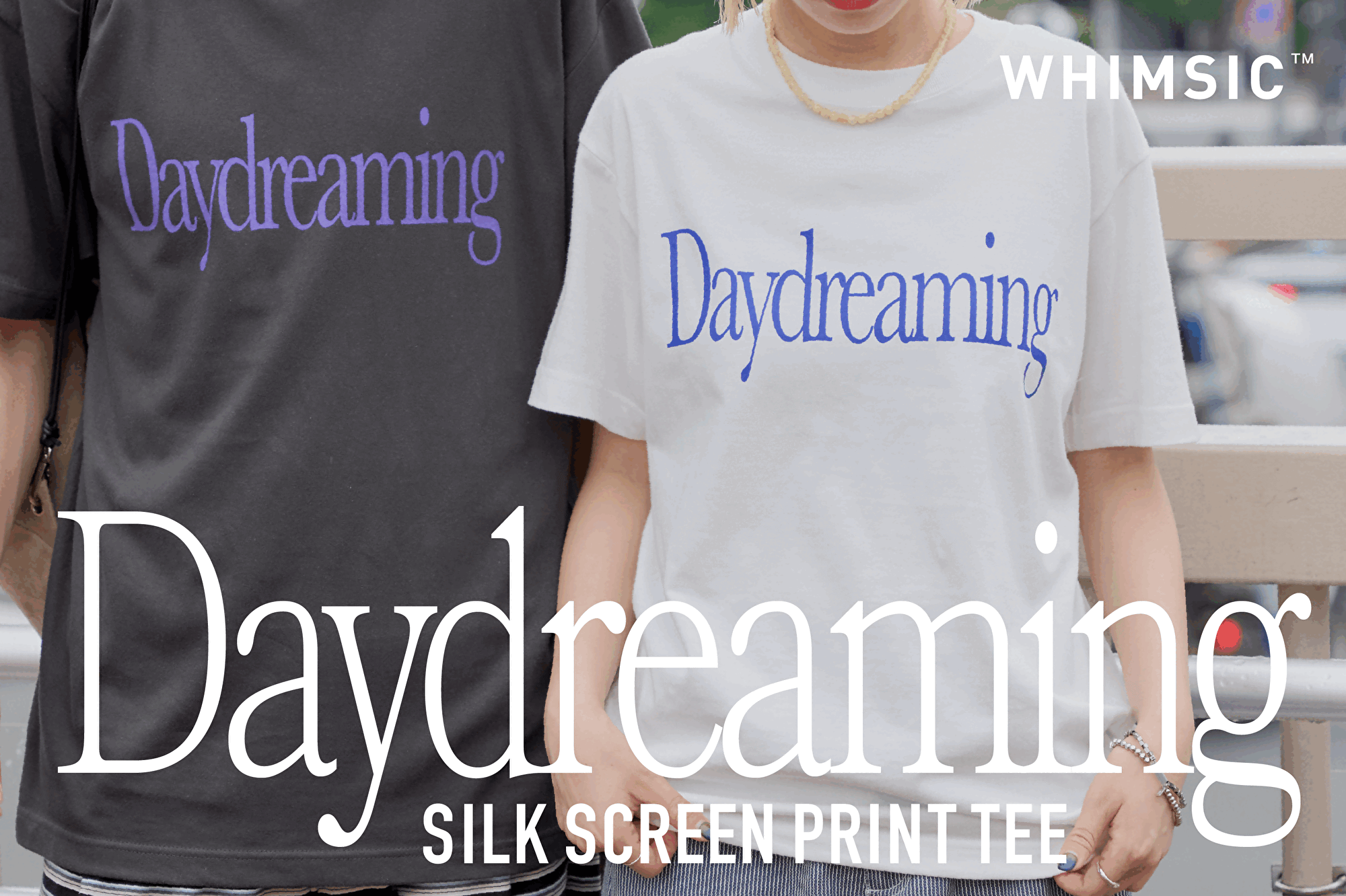 Kastane 【一枚で主役級】WHIMSIC - Daydreaming SILK SCREEN PRINT TEE -