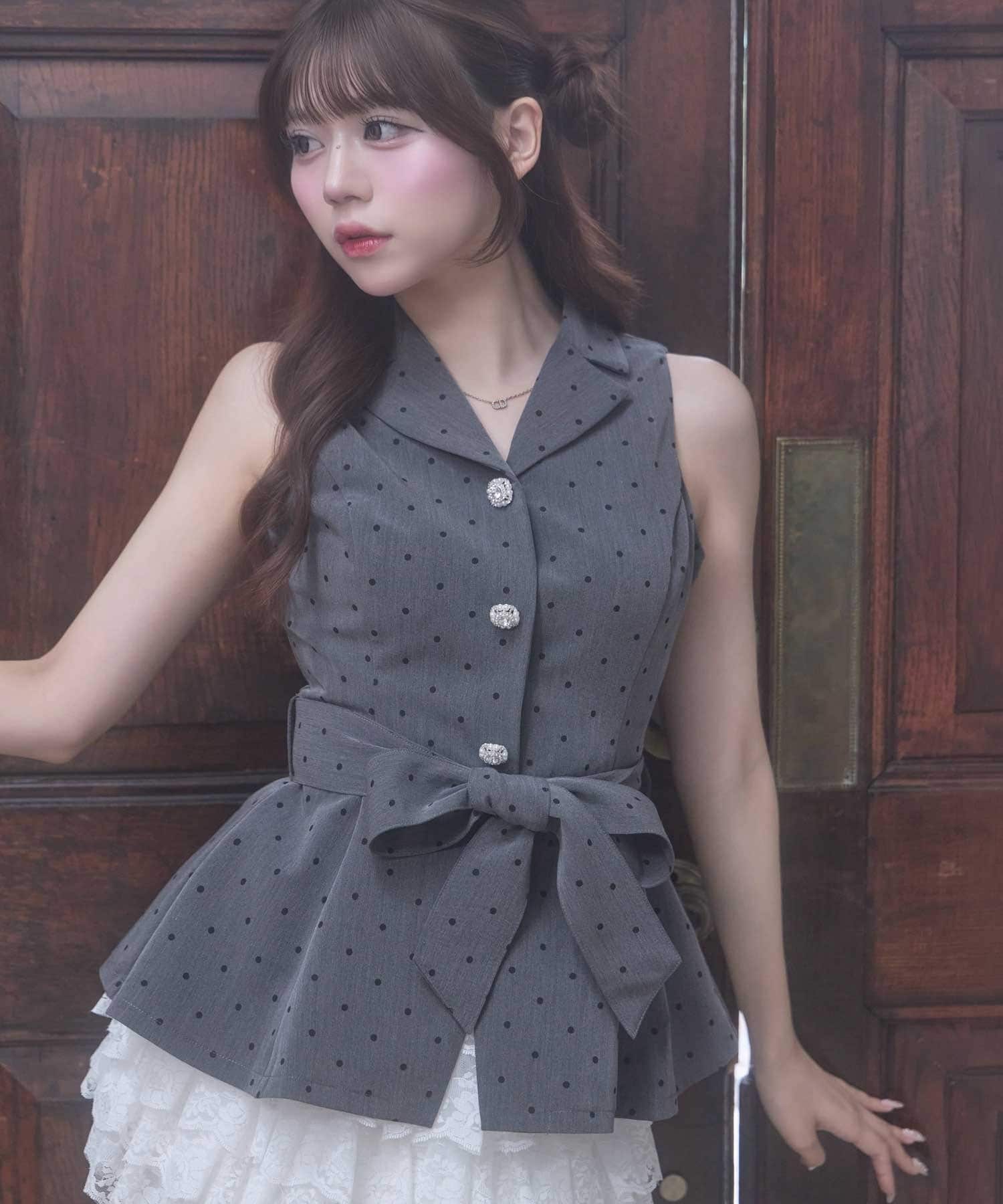 Ribbon Belt Jacket