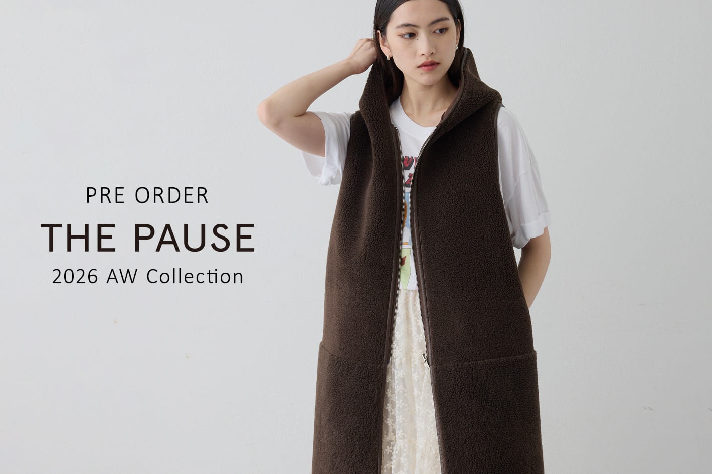 Whim Gazette 『THE PAUSE (ザ ポーズ)』2026 AW Collectionの先行予約がスタート！