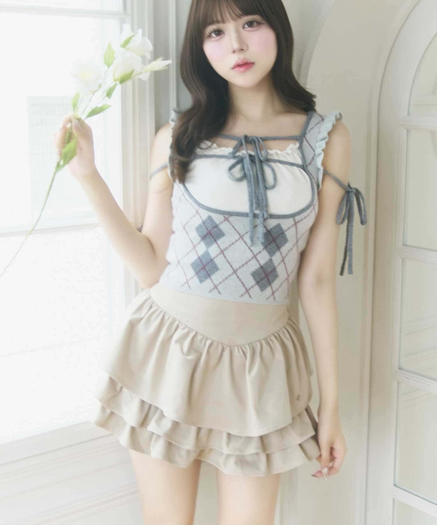 Leyered Frill Skirt