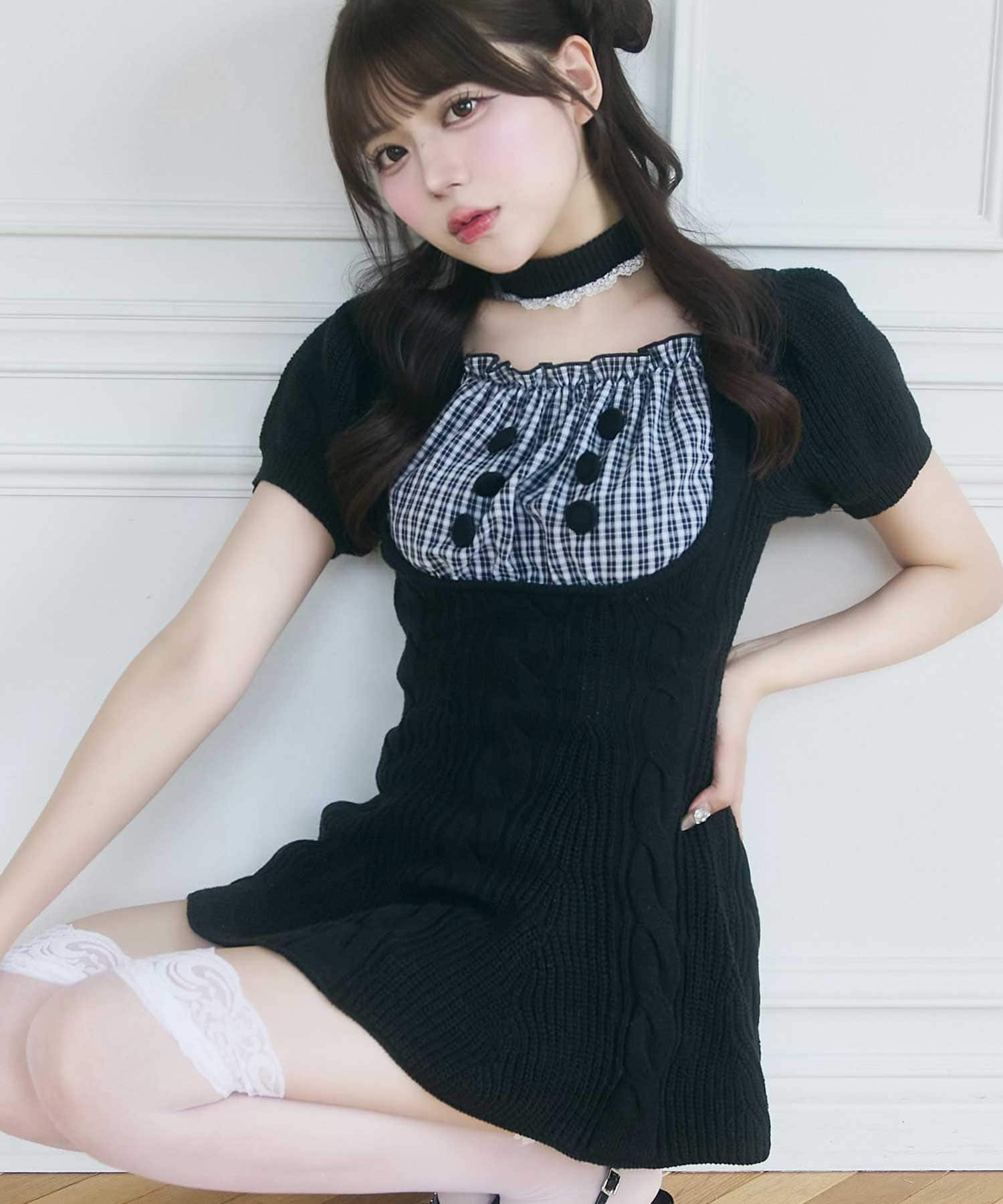 Cable Knit Peplum Tops