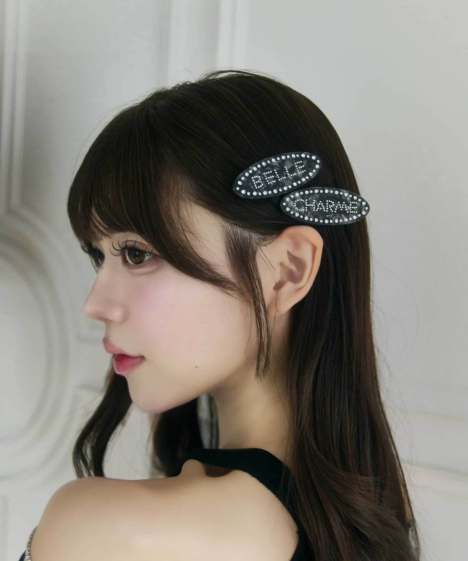 Jewel Logo Hair Clip