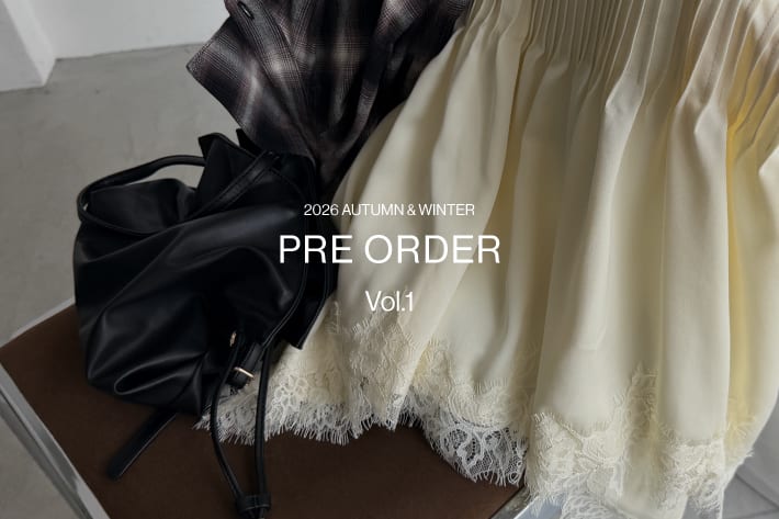 DOUDOU PREORDER vol.1 / 新しい空気、一歩先のバランス。