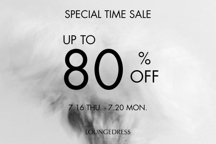 LOUNGEDRESS 【アトレ恵比寿・名古屋TGM限定】SPECIAL TIME SALE