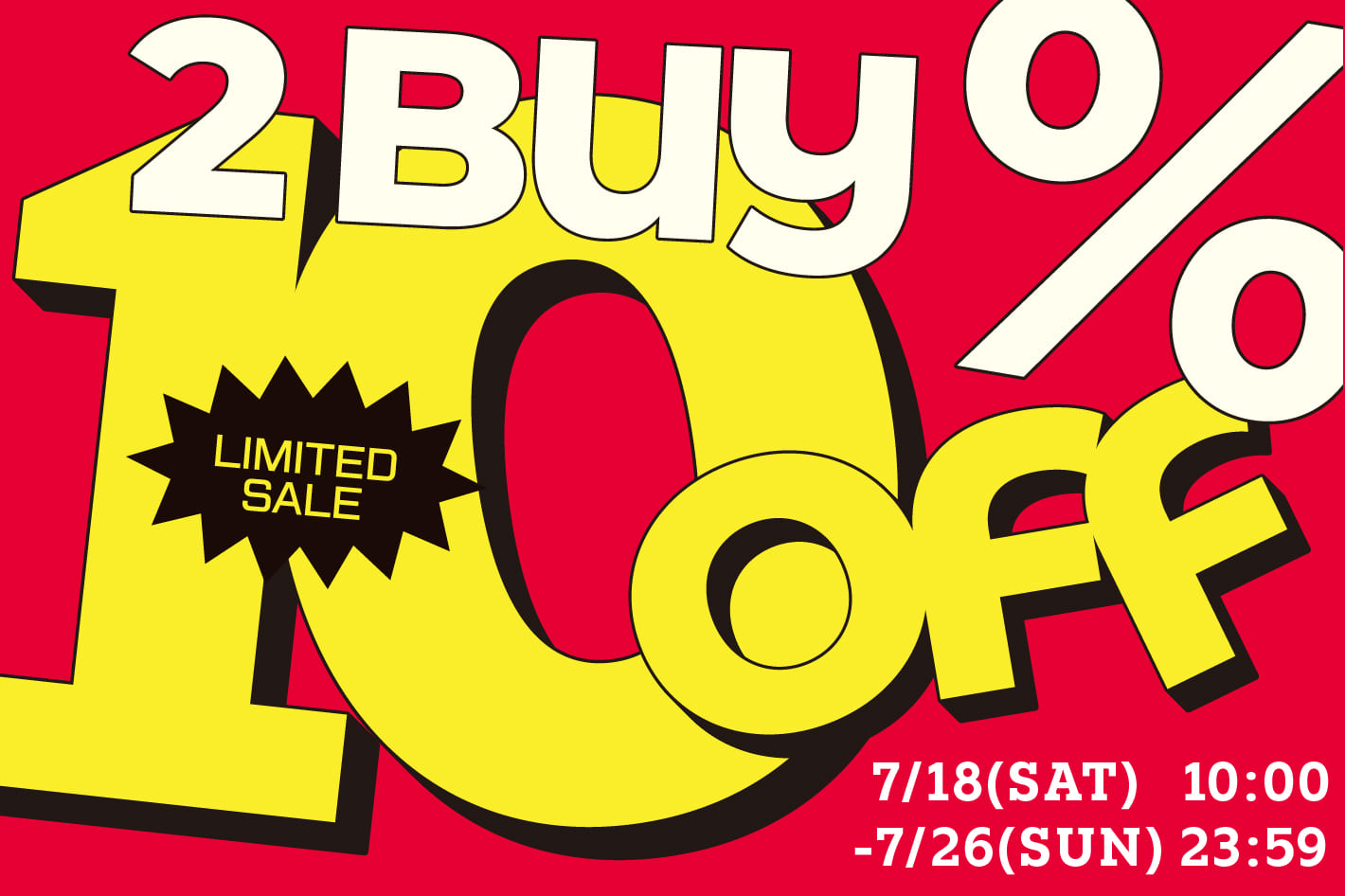 CIAOPANIC TYPY 【7/1810:00~】2buy 10%OFFスタート！