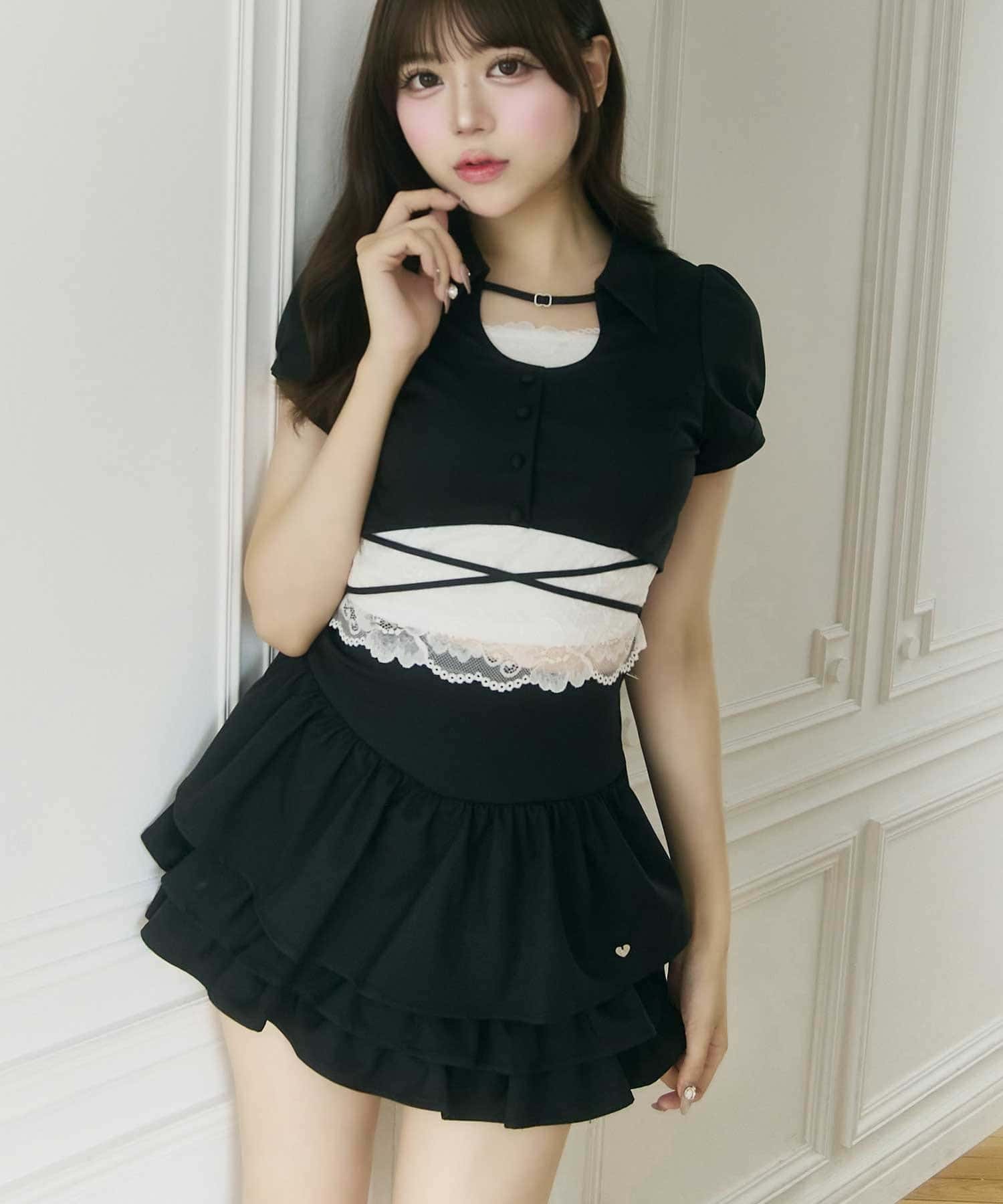 Leyered Frill Skirt