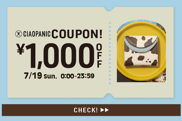 CIAOPANIC 【CIAOPANIC】24時間限定！1,000円OFFクーポン！