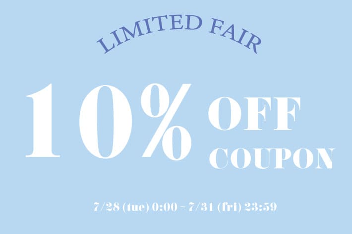 natural couture 平日限定！ALL10％OFFクーポン配布♪