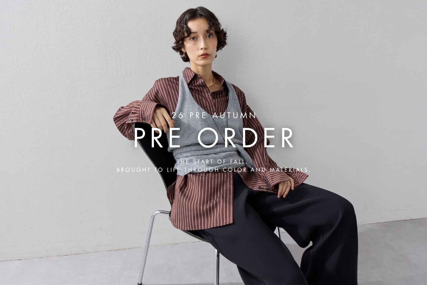 GALLARDAGALANTE 【PRE ORDER】カラーと素材で魅せる、秋のはじまり。