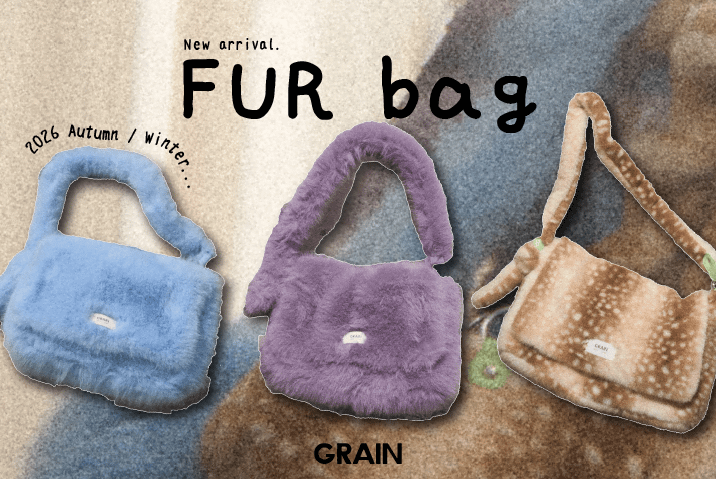 CIAOPANIC 【GRAIN】ファーバッグ販売開始♪