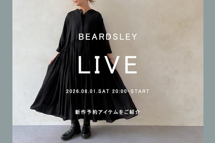 BEARDSLEY 【8.1.SAT 20:00-】LIVE配信スタート