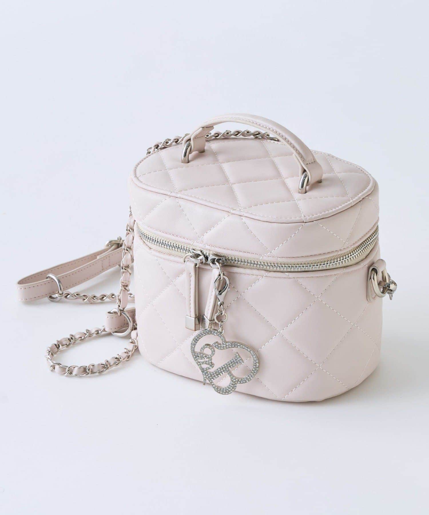 Glitter Logo Quilted Vanity