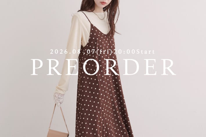 natural couture 【8.7(Fri) 20時販売！】新作アイテムのラインナップをご紹介！