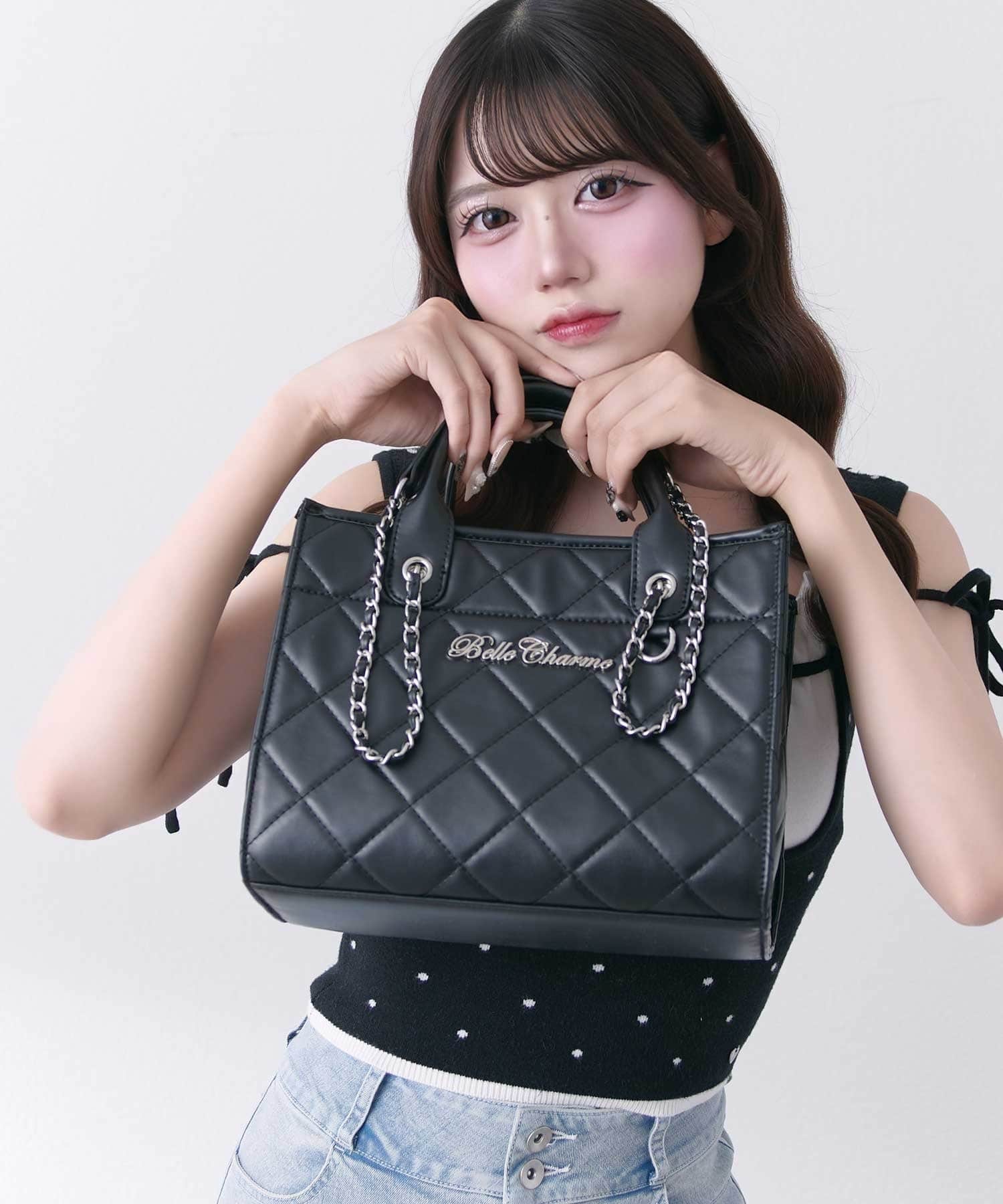 Belle Charme Quilted Mini Tote