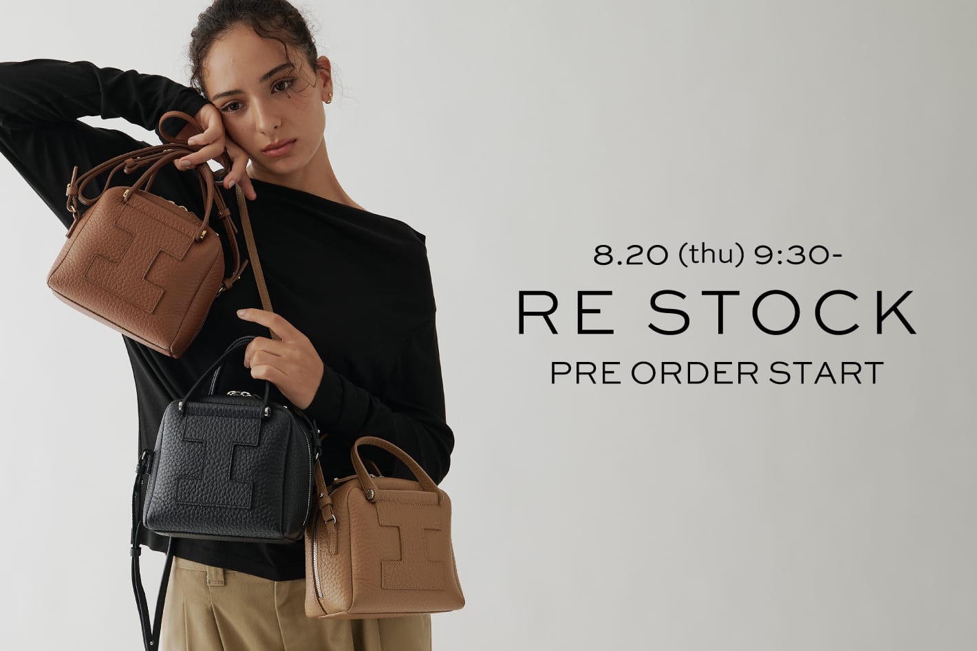 IACUCCI 【8/20予約開始】名品”CUPOLA（クーポラ）”キャメル＆ブラックが待望の復活！事前お気に入り登録スタート！