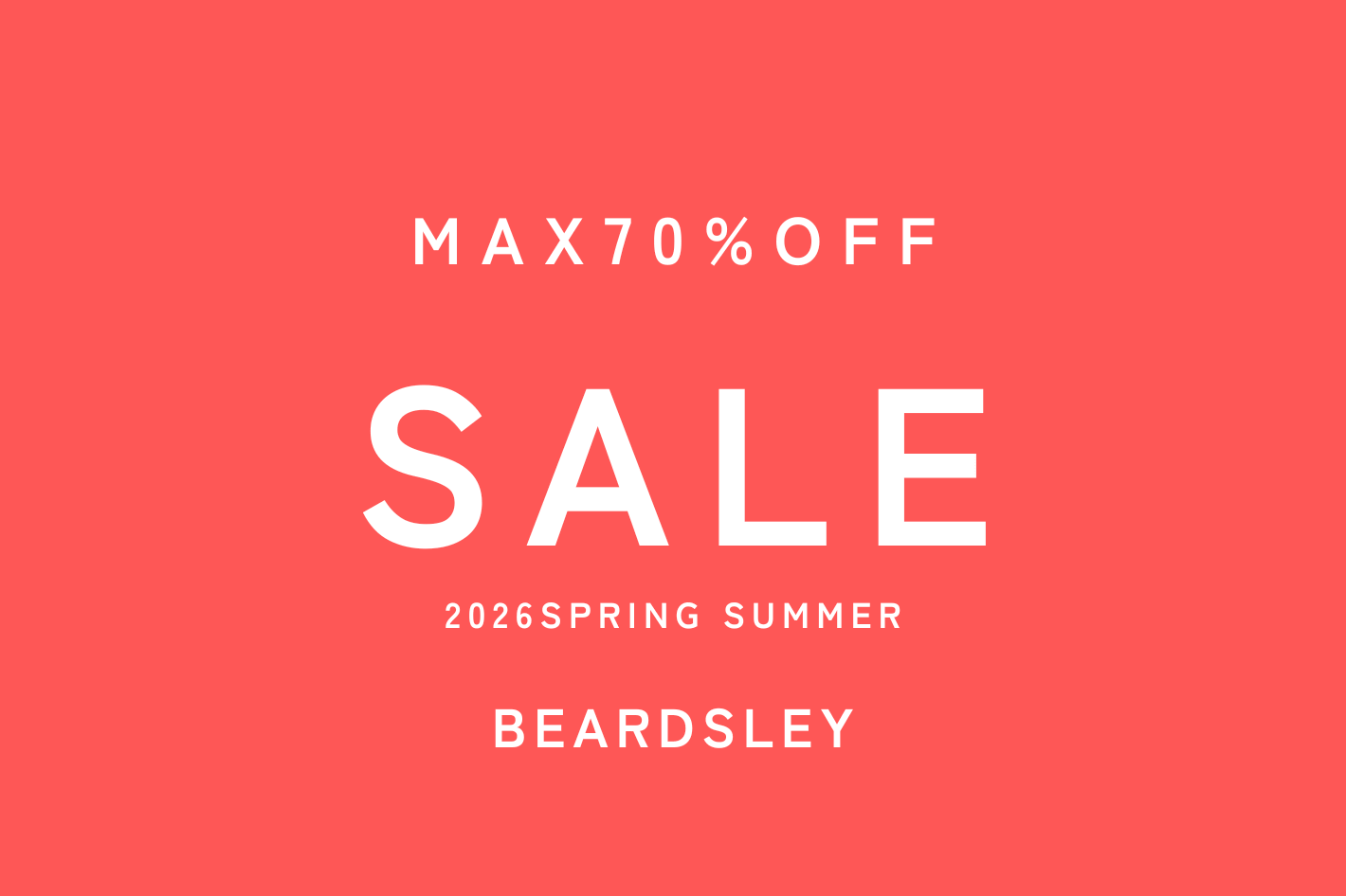 BEARDSLEY 【MAX70％OFF】追加・再値下げ