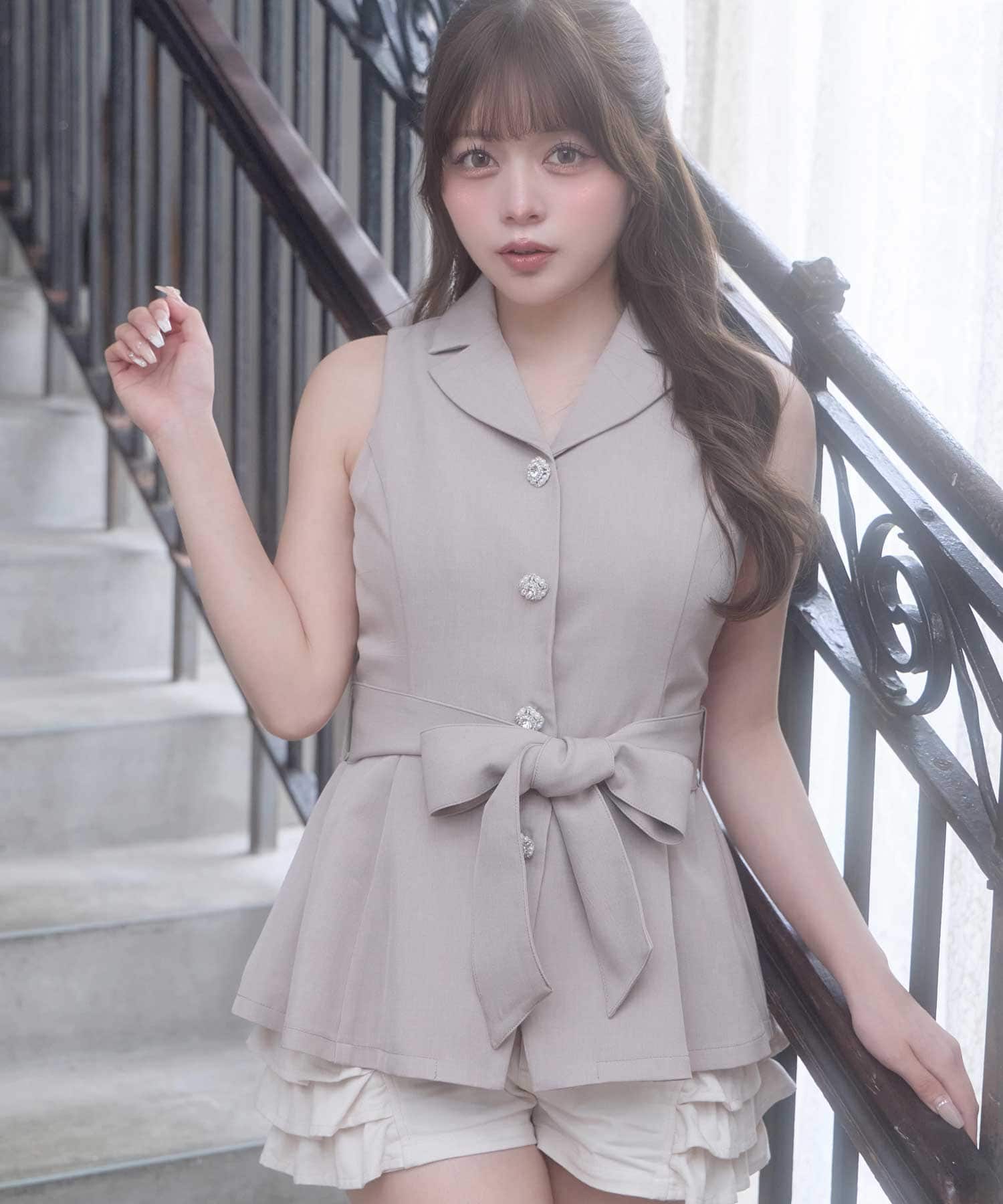 Ribbon Belt Jacket
