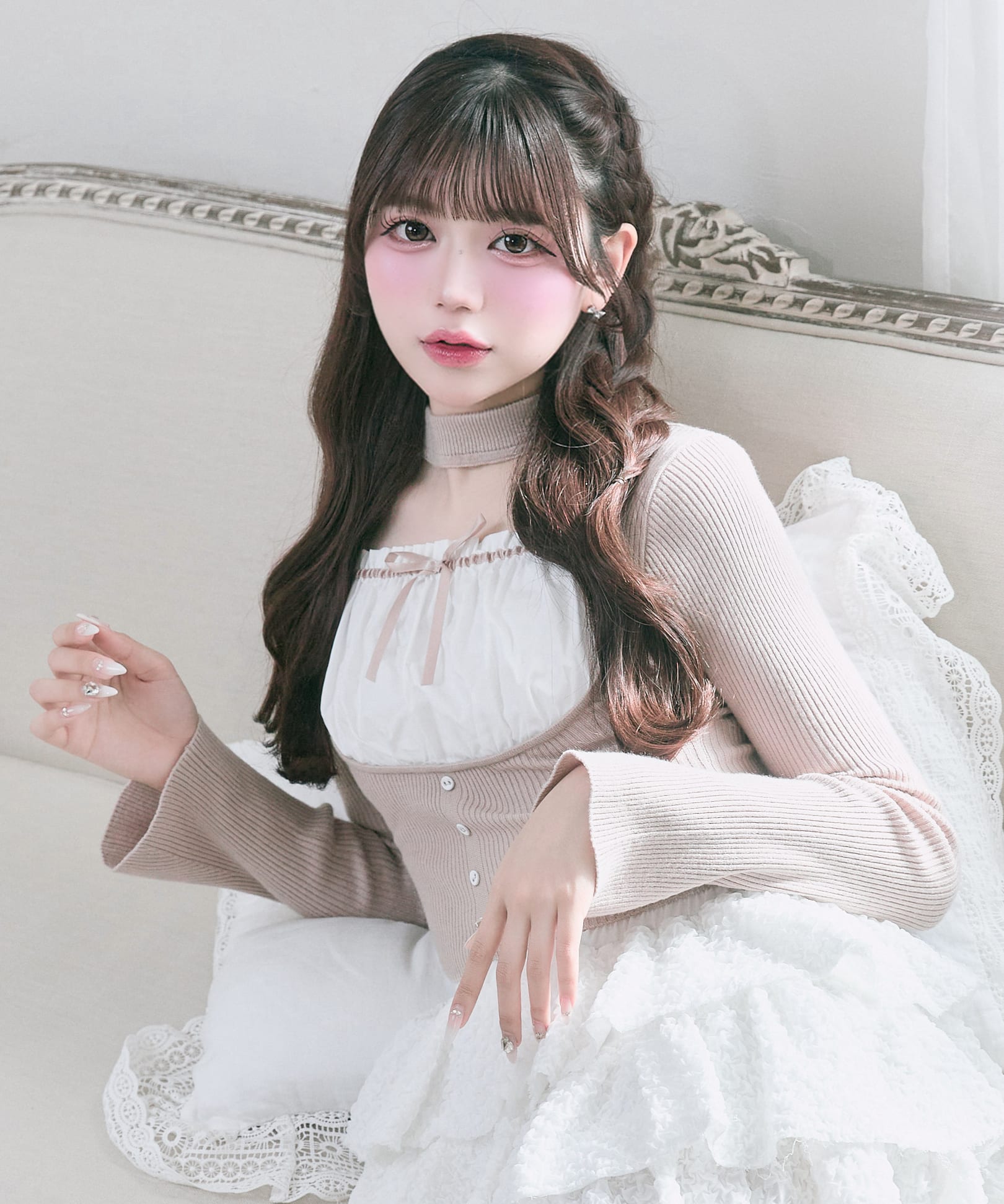 Choker Design Rib Knit