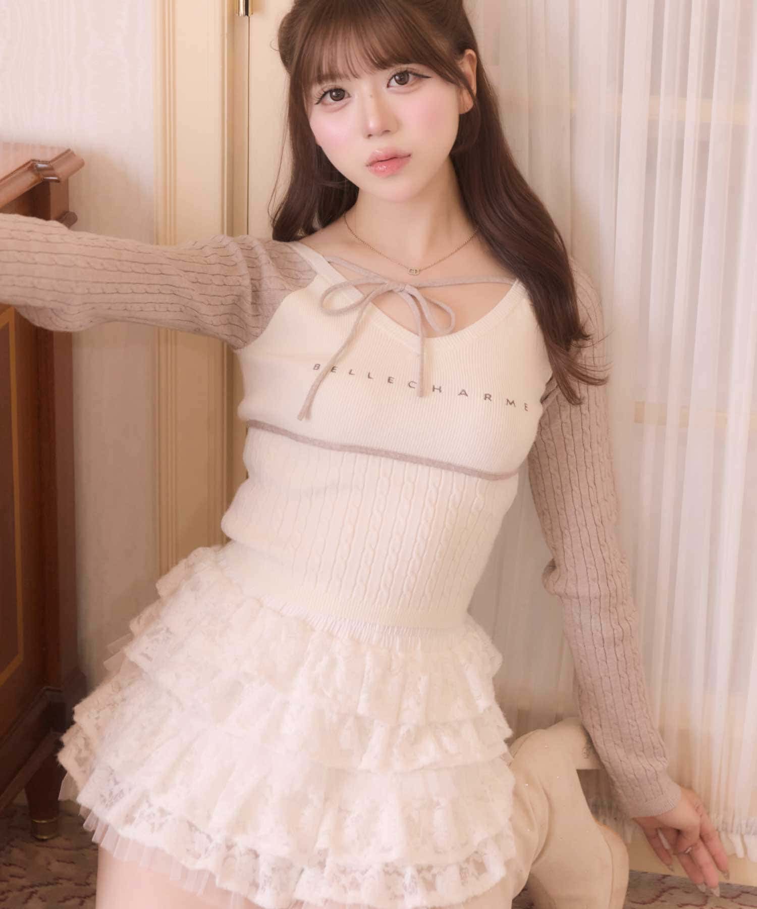 Color Block Raglan Knit