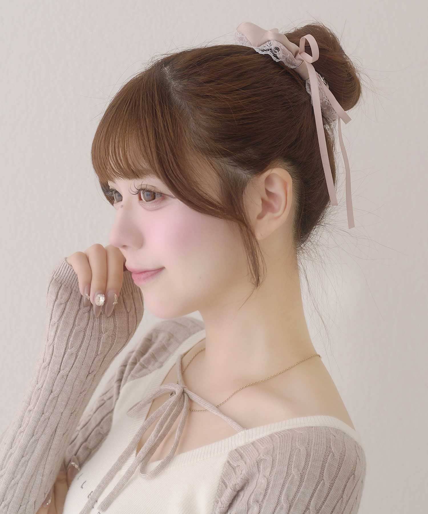 Ribbon Satin Chouchou