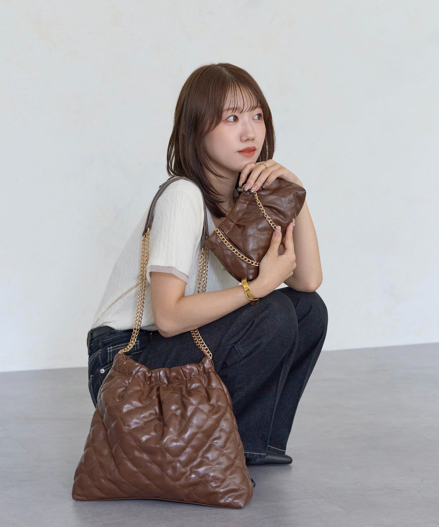 マルチキルティングチェーンBAG
