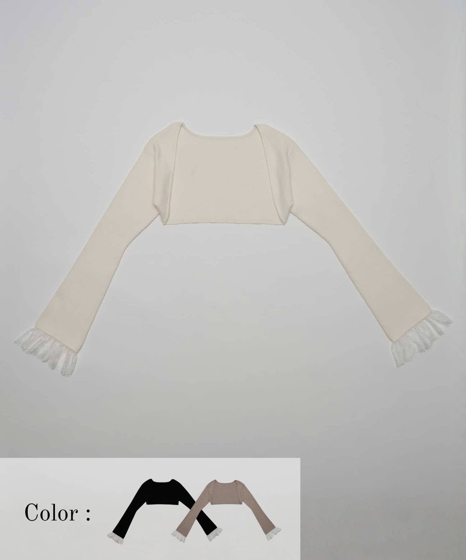 Eyelash Lace Bolero