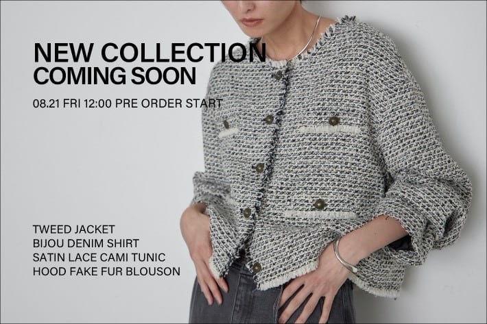 LOUNGEDRESS 8/21(金)12:00～PRE ORDER開始のアイテムを先見せ！
