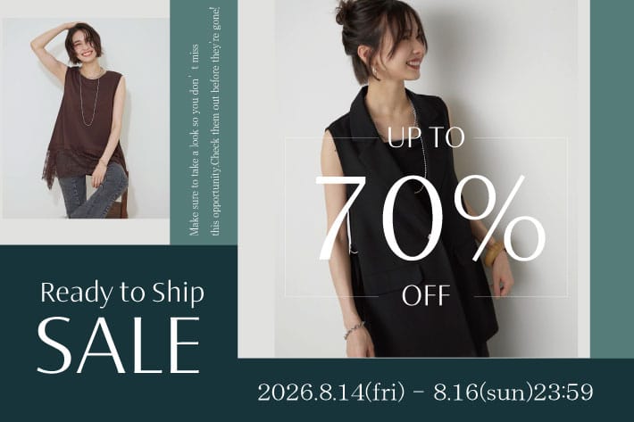 Remind me and forever 買ってすぐ届く！秋も重宝するアイテム特別セール