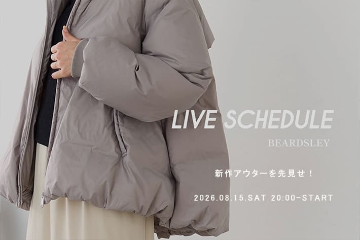BEARDSLEY 【8.15.SAT 20:00-】LIVE配信スタート