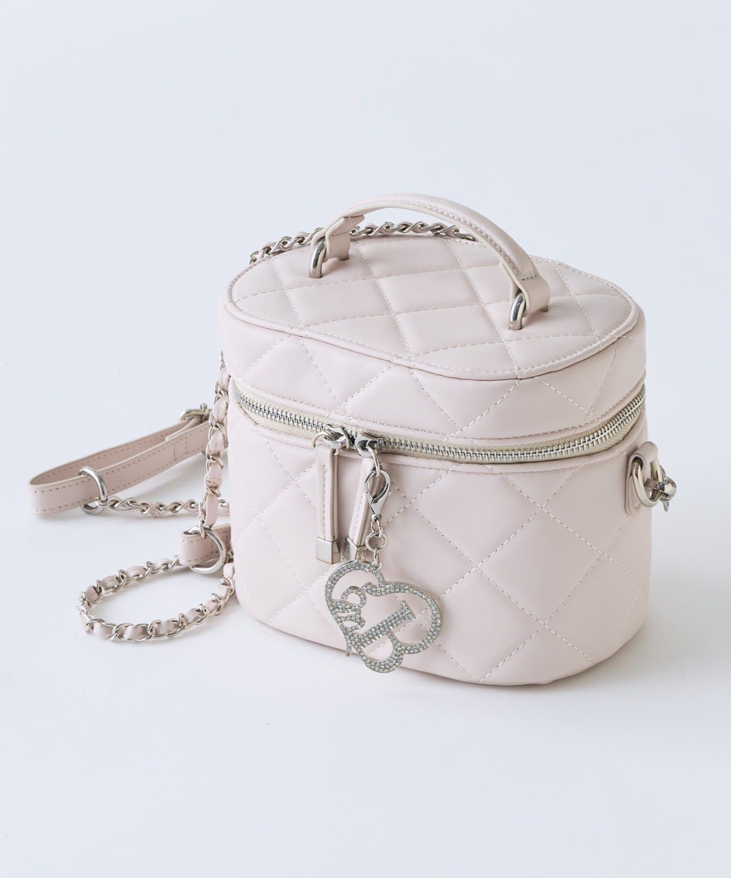Glitter Logo Quilted Vanity