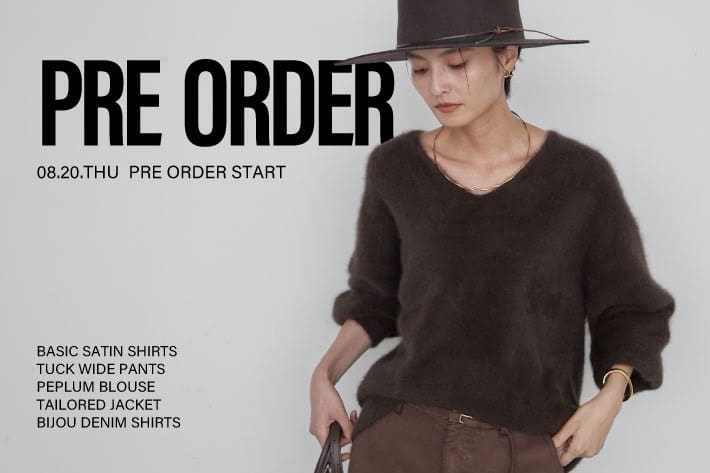 LOUNGEDRESS 8/20(木) 9:30～PRE ORDERスタート！