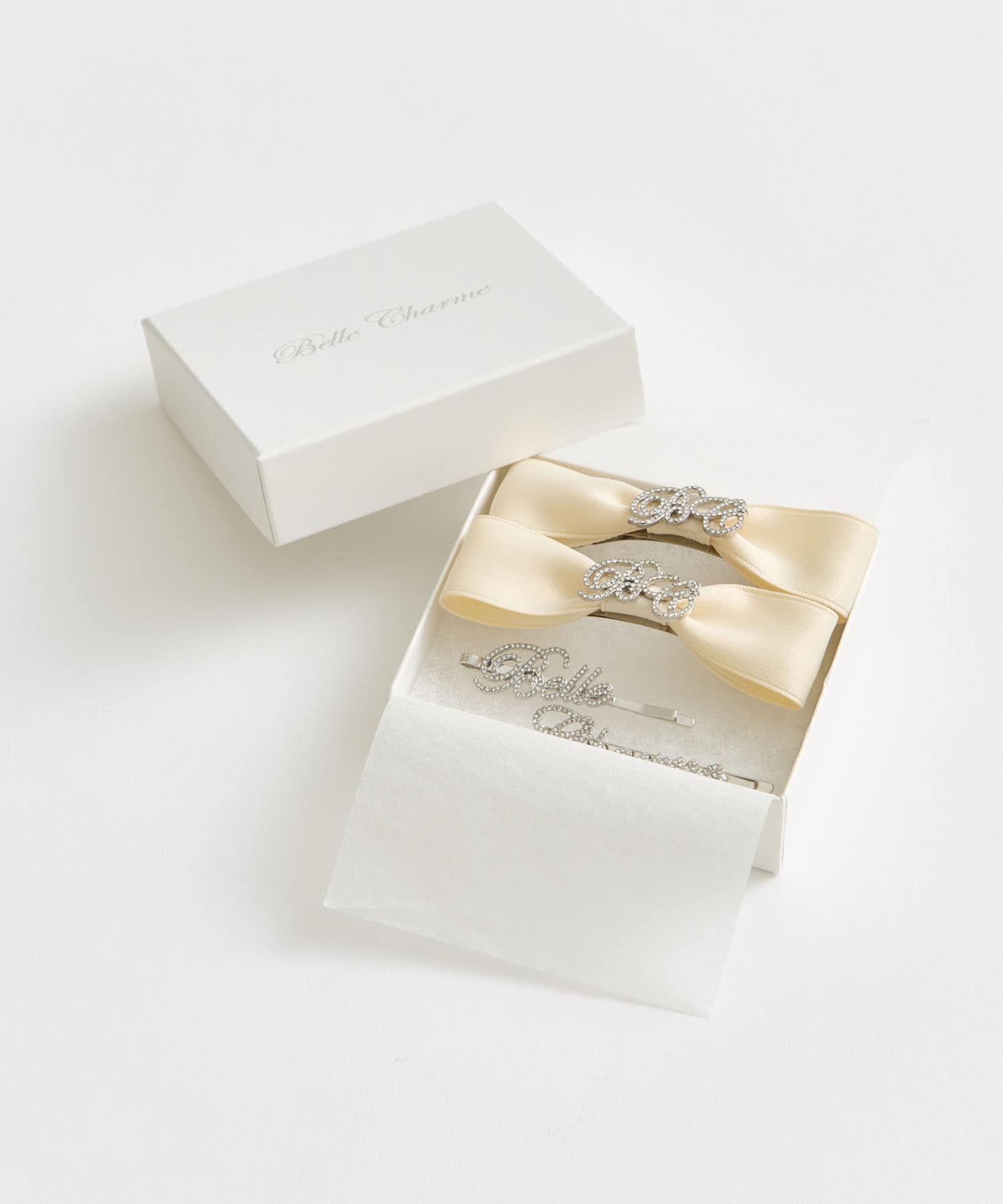 Ribbon Barrette＆ Gloitter Pin Set