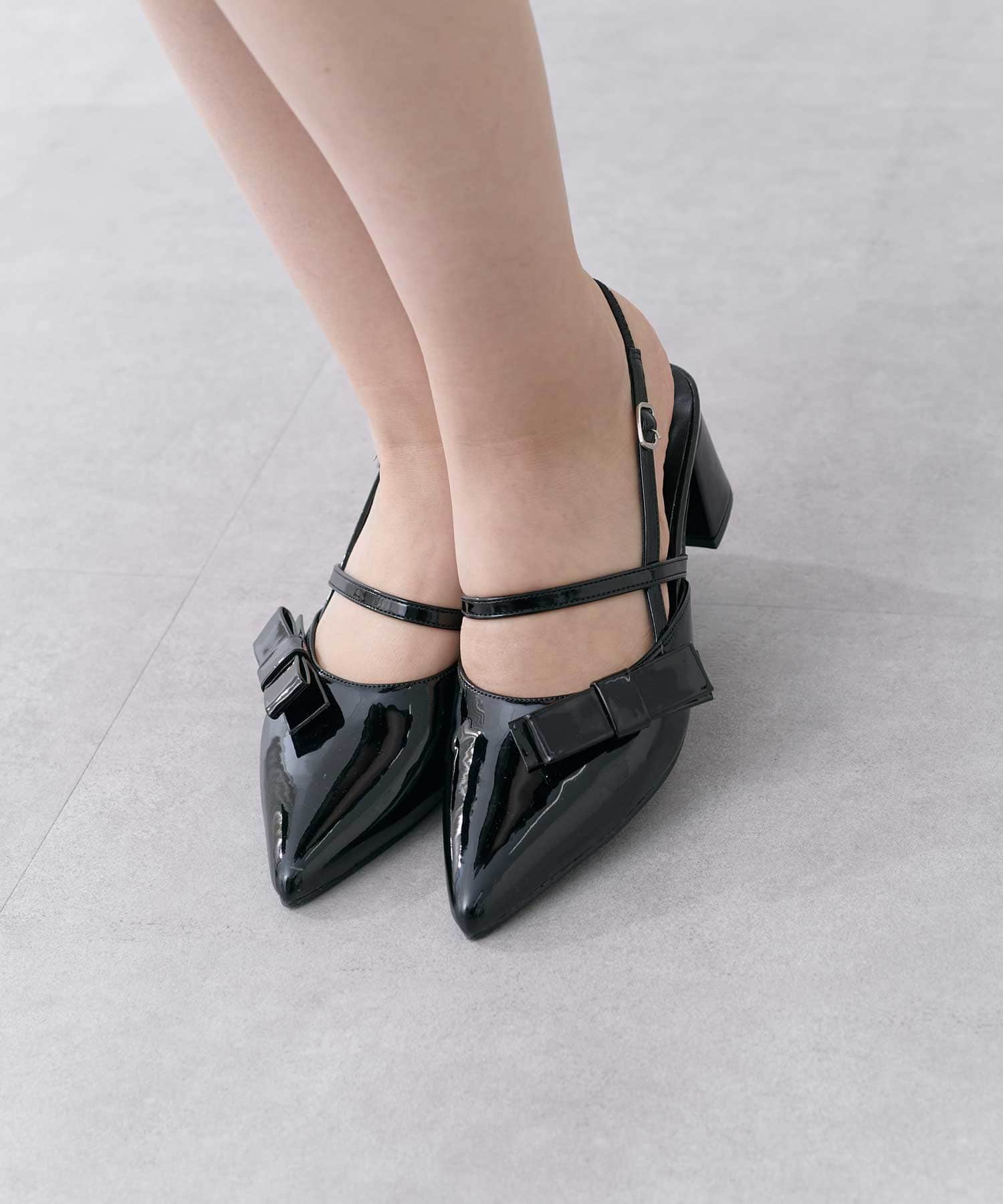 Elegant Ribbon Mules