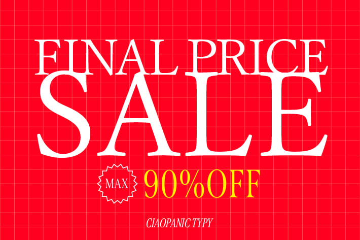 CIAOPANIC TYPY 【FINAL SALE】まもなく終了！