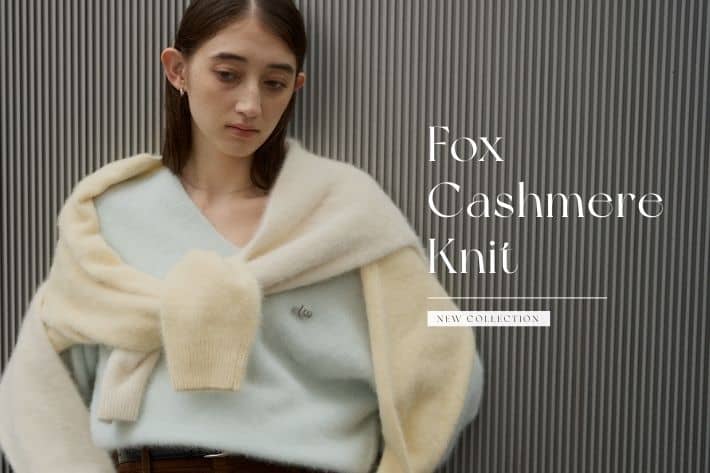 CAPRICIEUX LE'MAGE 【8/27 12:00～予約開始！】Fox Cashmere Knit