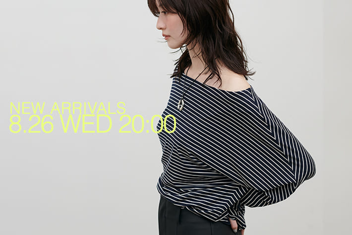LARUTA NEW ARRIVAL 《08.26 wed 新作アイテムをcheck》