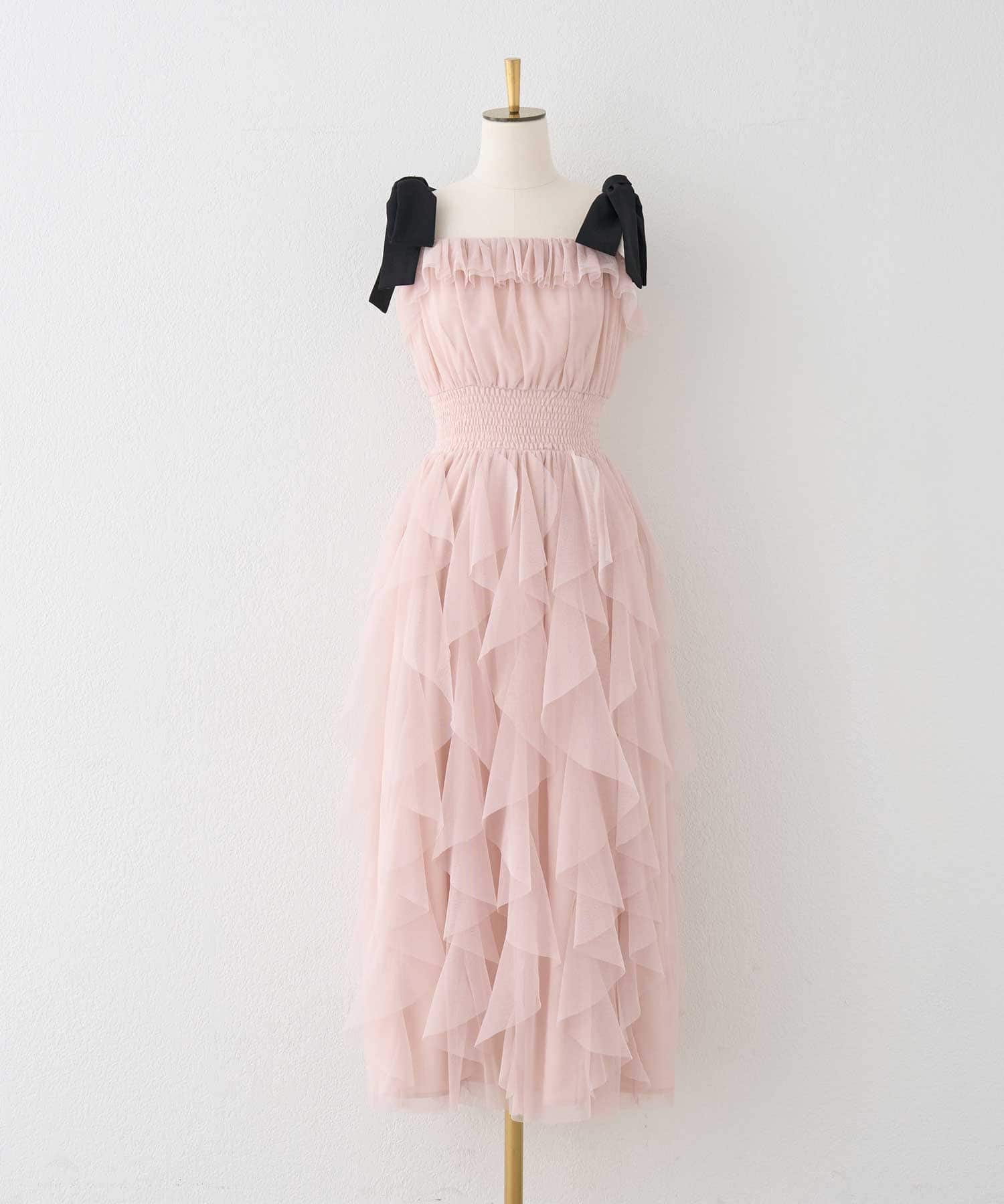 Volume Tulle Frill Onepiece