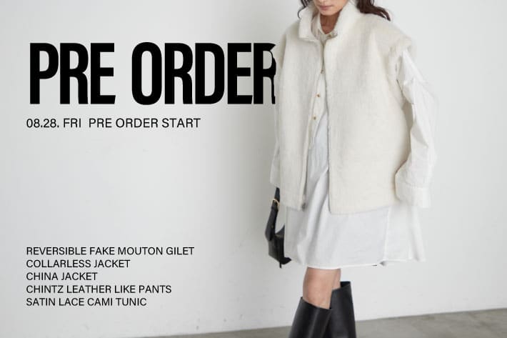 LOUNGEDRESS 8/28(金) 12:00～PRE ORDERスタート！