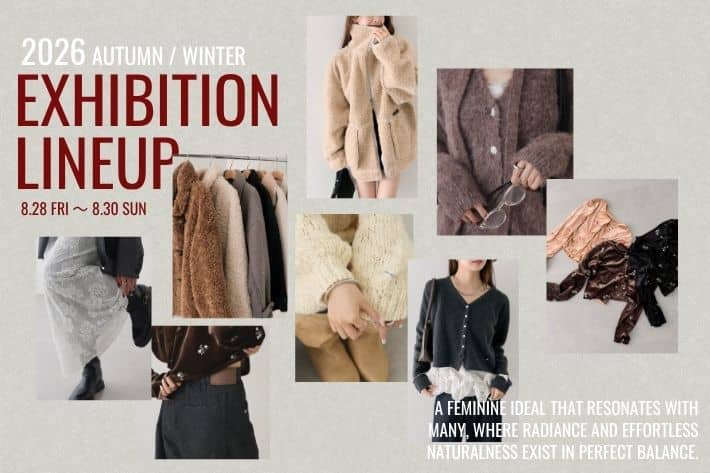 mystic 【EXHIBITION in Omotesando Hills】パルのキュン祭り受注会ラインナップ！