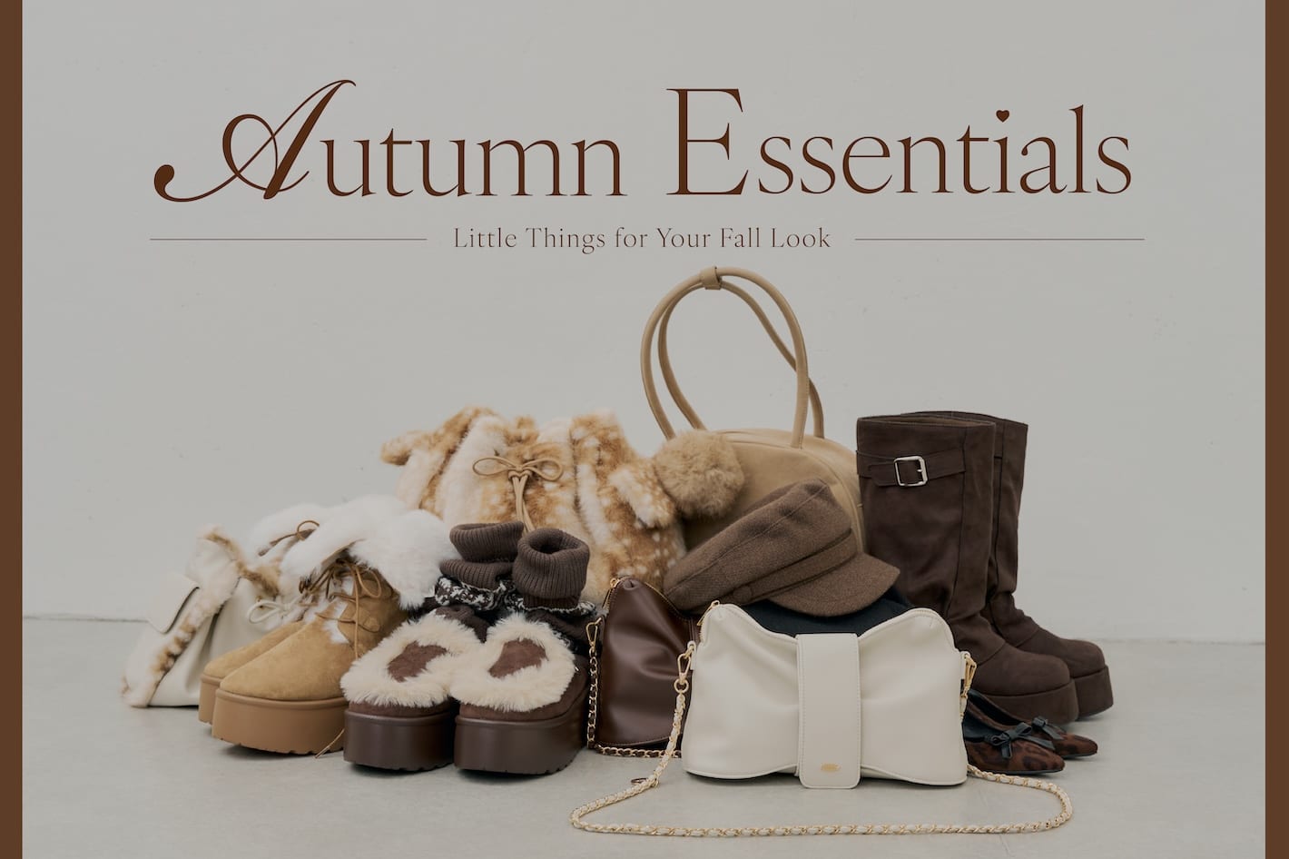 Chico 【秋を先取り♡】Autumn Goods Collection.