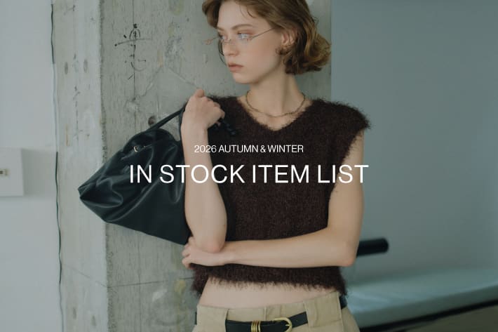 DOUDOU IN STOCK ITEM LIST / 待たずに着られる。今すぐ届くお気に入り。