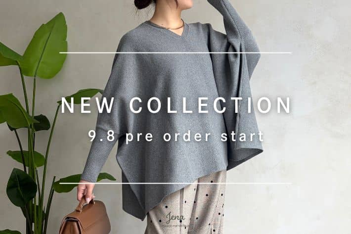 Jena　espace merveilleux 【NEW ARRIVAL】9/8(火)11時発売の新作予約商品をご紹介！