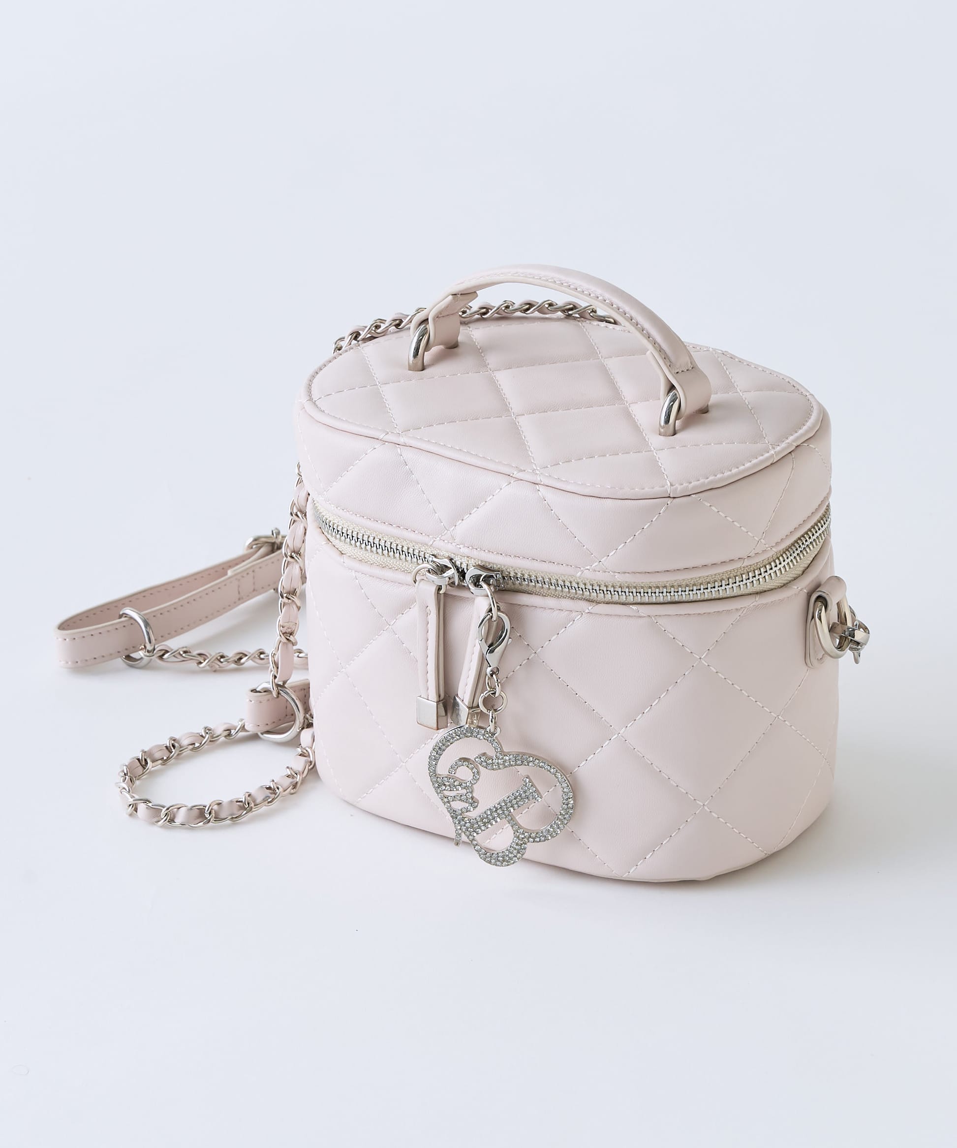 Glitter Logo Quilted Vanity