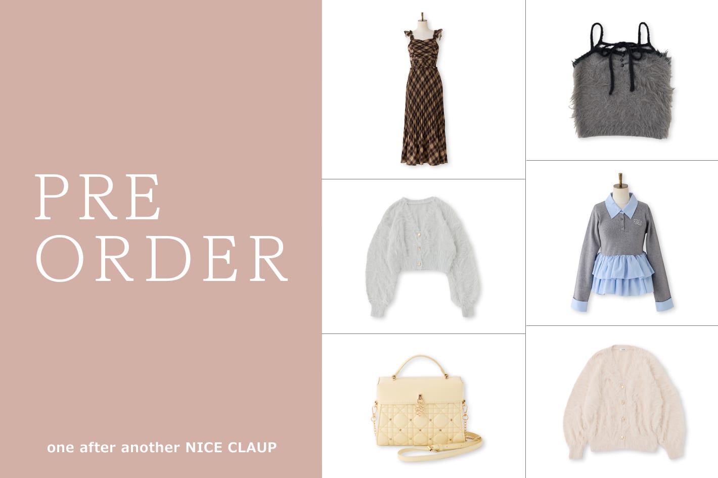 one after another NICE CLAUP 新作発売開始アイテム♡