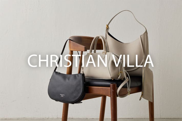 ear PAPILLONNER 【CHRISTIAN VILLA】バッグ3型が販売スタート