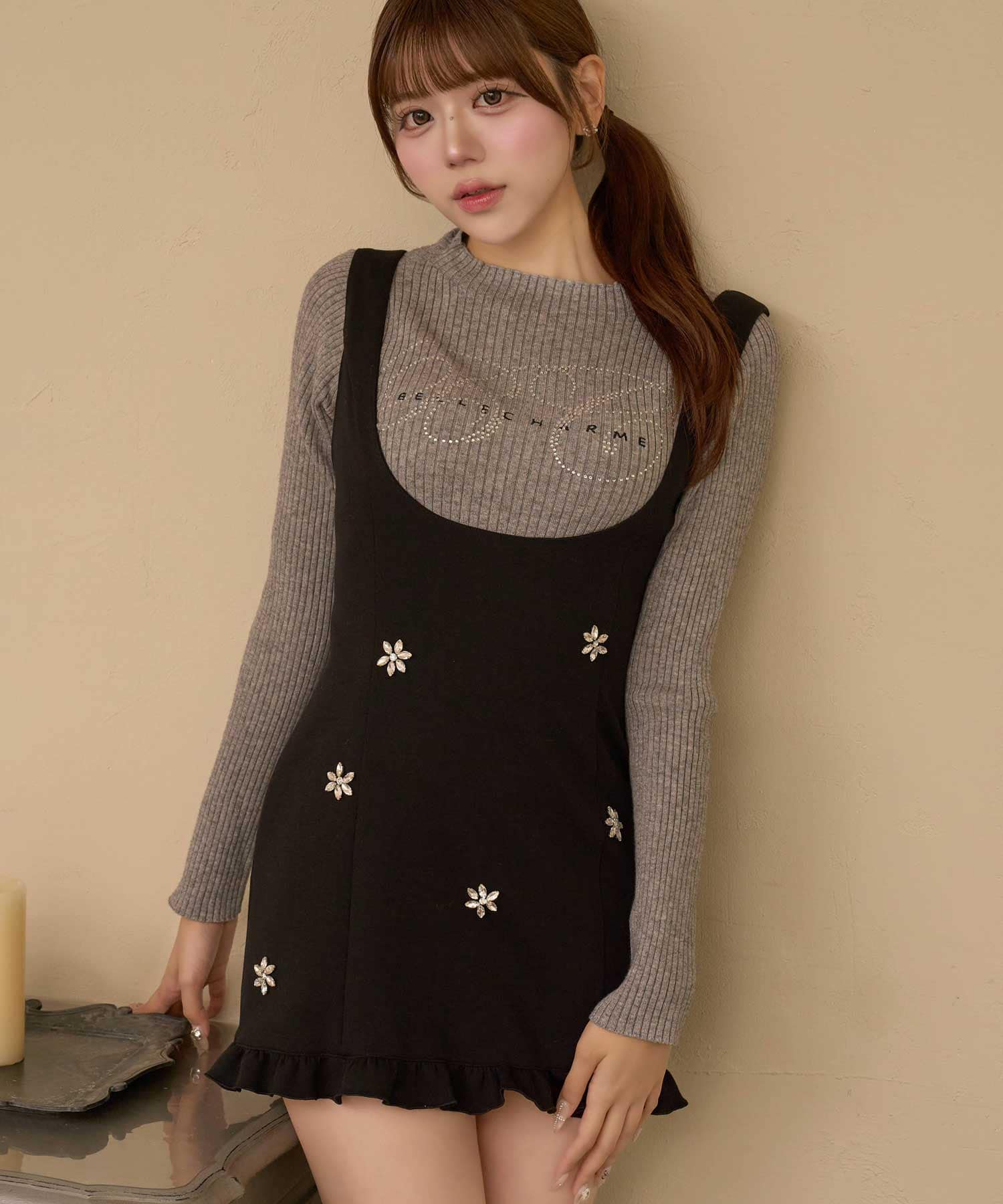BC Logo Long Sleeve Rib Knit