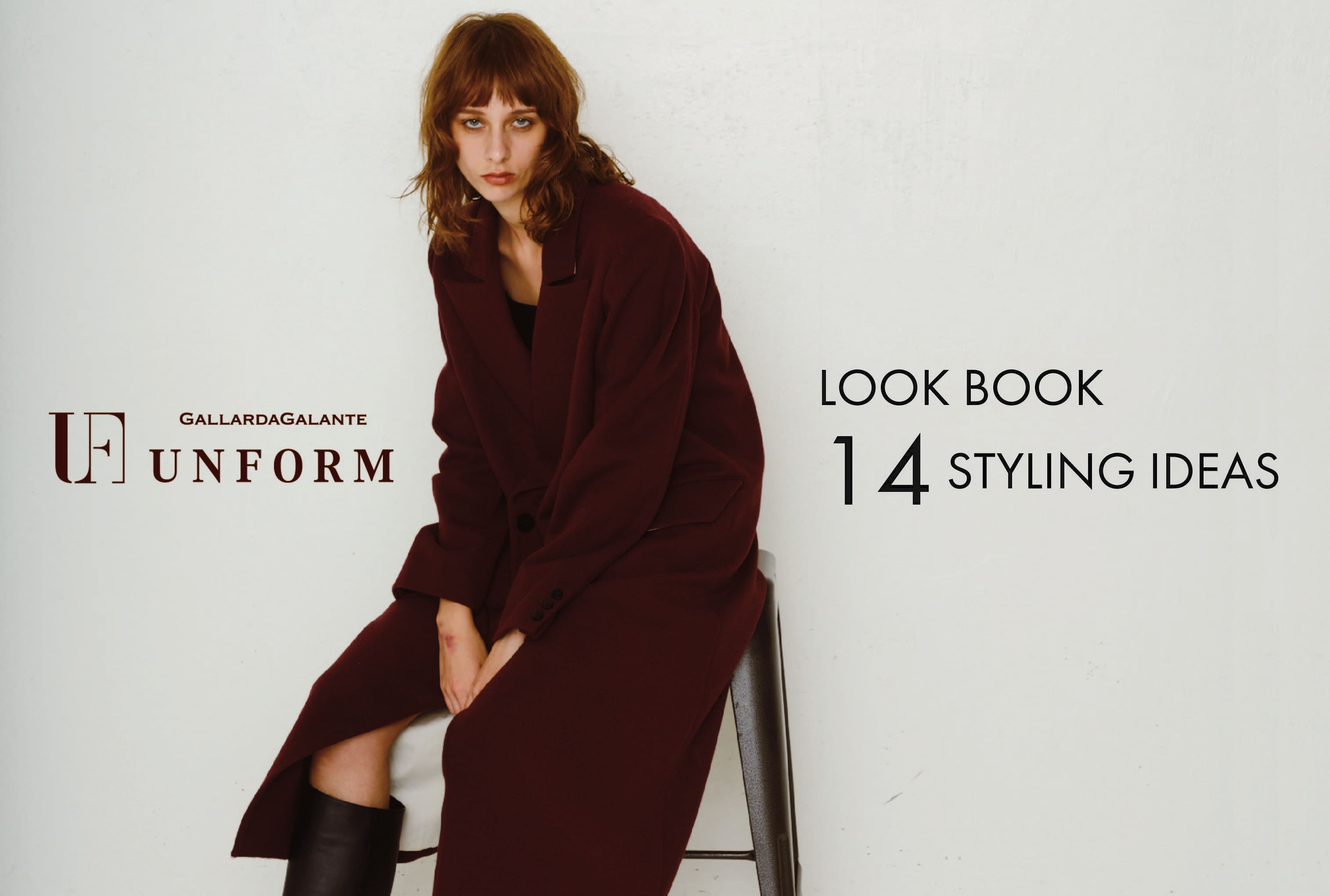 GALLARDAGALANTE 【GALLARDAGALANTE UNFORM】 LOOK BOOK 14STYLING 公開！